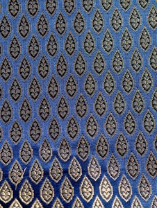 Tela Brocada Bordada Multicolor, 100% Poliéster Jacquard - Product Image 2