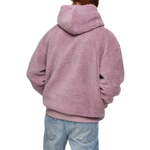 Sudadera con capucha de forro polar sherpa para hombre, estilo oversize streetwear, desarrollo de muestra para tiendas de ropa en línea — 105 caracteres - Product Image 2