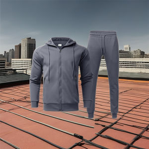 TRADEEM SPORTS Conjunto Deportivo Informal Ligero para Hombre, para Invierno, de Secado Rápido, Transpirable, 100% Poliéster, con Capucha y Cordón Ajustable - Product Image 1