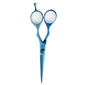 Ciseaux de coiffure de haute qualité pour barbier, 5,5 pouces, couleur titane, lames Supercut aiguisées - Product Image 5