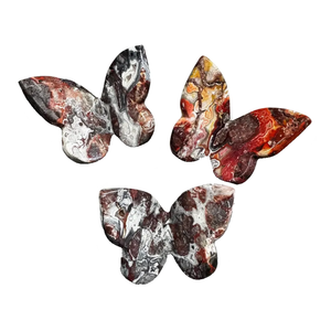 Mariposa de Cristal de Alta Calidad, Ágata Crazy Lace, Piedra Curativa, Alas de Mariposa Talladas en 3D, Decoración para el Hogar, Venta al por Mayor - Product Image 2