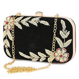 Sac à main en soie brodée de haute qualité, fait main, élégant, pour femmes, pour mariage, fête, festival et occasions décontractées - Product Image 5