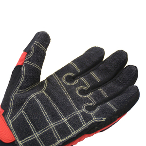 Guantes Completos Rojos y Negros Antideslizantes de Poliéster Resistentes al Viento para Exteriores Unisex de Invierno - Product Image 6