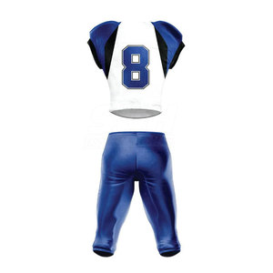 ชุดยูนิฟอร์มอเมริกันฟุตบอลดีไซน์ใหม่ล่าสุด สไตล์ใหม่ ระบายอากาศได้ดี ผลิตจากโพลีเอสเตอร์ 100% คุณภาพพรีเมียม สีพื้น ขายออนไลน์ - Product Image 2