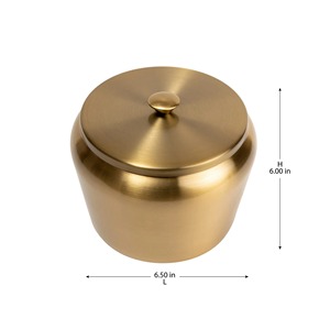 Luxury Hosting Metal Ice Bucket Elegant Beverage Chiller - Product Image 2
