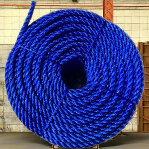 Cuerda de PE trenzada de 3 cabos resistente al envío, modelo Master HDPE, tejida, anti-UV, color inalterable, duradera, precio de fábrica - Product Image 1