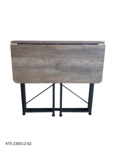 Lumetal <b>Foldable</b> Waterproof <b>Outdoor</b>/Indoor Home Office Furniture <b>Table</b> Wood Metal Construction PB Wood/MFC Surface Custom Color - Product Image 2