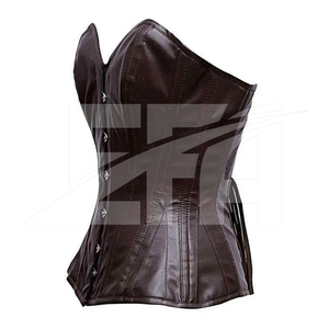 Corsé Personalizado para Mujer, Corsé para Usar en Invierno, Corsé Sexy de Cuero Gótico con Varillas de Acero, Tallas Grandes - Product Image 2