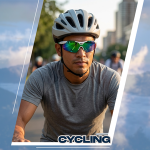 Gafas Deportivas Borjye J125A con Montura Verde Ultraligera y Lentes de Color - Product Image 5