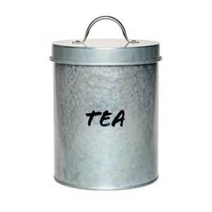 Lavie Creations Handcrafted Metal Storage Canister with Lid Dishwasher Safe Modern Round Kitchen <b>Jar</b> for <b>Tea</b> & Coffee - Product Image 2