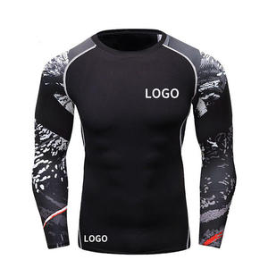 Camiseta de compresión de manga larga para BJJ, Grappling, MMA, Jiu Jitsu, No-Gi, UFC, UPF50+, transpirable - Product Image 6