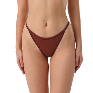 Lencería Hipster de Algodón Tejido de Tiro Medio OEM 2026 Directo de Fábrica para Mujer, Transpirable, de Secado Rápido, con Patrón Liso, para Uso Diario - Product Image 1