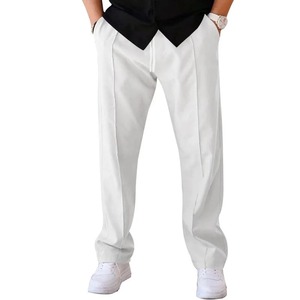 Nouveau pantalon de jogging formel pour homme, taille mi-haute, grande taille, en tissu peigné, coupe droite ample, style sport décontracté, épais, pour l'hiver, Broward - Product Image 4