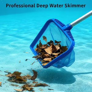 Filet d'écumoire de feuille de <span class=keywords><strong>piscine</strong></span> à mailles fines robuste compatible avec poteau télescopique pour piscines creusées hors sol - Product Image 5