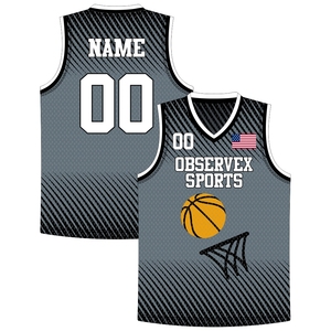 Camiseta de Baloncesto Reversible de Malla Transpirable de Alta Calidad para Hombres, Niños y Jóvenes, Camiseta de Baloncesto Retro Estampada - Product Image 1