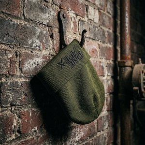 Bonnet en tricot vert olive pour homme, bonnet d'hiver à revers, unisexe, streetwear, bonnet ajusté, logo personnalisé, accessoire de mode en gros - Product Image 4