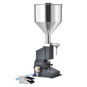 Macchina Pneumatica per Riempimento Liquidi e Paste, Riempitrice per Bottiglie da 50ml, Riempitrice a Pedale in Acciaio Inox, Precisione di Riempimento 2ml per Aziende Agricole - Product Image 1