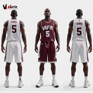 Uniformes de Baloncesto de Jersey de Poliéster 100% Sublimados Personalizados de Moda al por Mayor de Alta Calidad, Talla Grande, Secado Rápido y Transpirables Vafir - Product Image 5