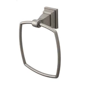Anillo para Toallas Minimalista de Hierro Fundido Negro para Montar en la Pared, Accesorio de Baño - Product Image 6