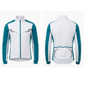 Chaqueta de Ciclismo Moderna de Alto Rendimiento con Material Resistente al Viento, Cierre Frontal Completo, Construcción Ligera y Paneles Transpirables - Product Image 1
