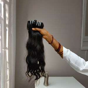 ผมดิบมาก Weaving.100 % ผมต่อแบบไม่ผ่านกระบวนการผมไม่หลุดร่วงและไม่พันกัน - Product Image 1