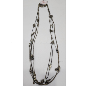 Collar Elegante de Diseño para Mujer, Chapado en Oro y Plata, con Forma de Moneda, Cadena Larga, Impresionante Collar con Bisel para Fiestas - Product Image 4