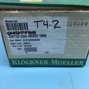 สวิตช์ KLOCKNER-MOELLER T4-2, รุ่นหลัก 460VDS 15KW - อุปกรณ์และอะไหล่เซมิคอนดักเตอร์ระดับโลกที่เชื่อถือได้ - Product Image 6