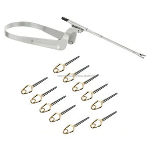 Medtrust Surgical 20 Pcs Aneurysm Clips Set with Clip 1 Applicator Reusable Stainless Steel <b>Neurosurgery</b> Surgical <b>Instrument</b> - Product Image 3