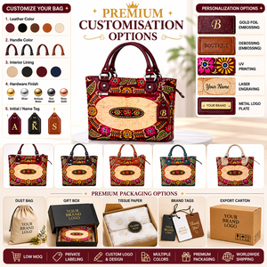 Bolso Tote de Cuero Genuino para Mujer, Bolso de Hombro de Gran Capacidad con Cierre de Cremallera y Asa Doble - Product Image 6
