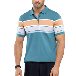 Chemises polo pour hommes en tissu confortable, couleur unie, 100% coton, nouveau design, respirantes, t-shirts polo pour hommes - Product Image 5