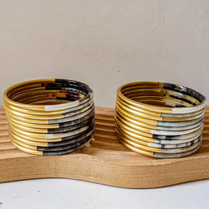 Pulsera de cuerno de búfalo, brazaletes de cuerno de buey auténtico, juego de pulseras de cuerno LUCKY de Perfect Enterprises - Product Image 6