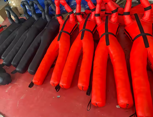 Black and Red Faux Leather Boxing <b>Dummy</b> Sponge Filled Durable Training Equipment for Adult Martial Arts Practice - Product Image 4