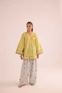 Nouvelle arrivée : robe en tissu imprimé pour femmes, vêtements indiens et pakistanais, confortable pour tous les jours, ensemble en tissu cousu 2 pièces, collection été - Product Image 3