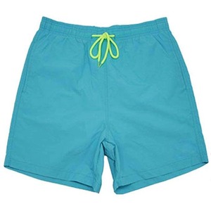 Shorts de bain pour hommes, couleur unie, taille mi-haute, cordon de serrage, séchage rapide, décontractés, vert, haute qualité - Product Image 1