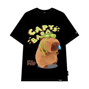 เสื้อยืดสตรีทแวร์ลำลองสไตล์วินเทจพิมพ์ลายดอกไม้ ผ้าฝ้าย 100% หนา 250gsm แขนสั้น ยูนิเซ็กส์ สำหรับผู้ชายและผู้หญิง รุ่นฮิตปี 2026 - Product Image 2