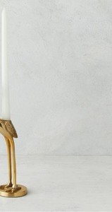 Candelabro de Lujo de Latón Dorado con Diseño de Grulla, Juego de Portavelas Decorativos con Estatua de Garza para Decoración Vintage del Hogar y Bodas - Product Image 6