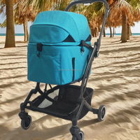 Poussette pour animaux de compagnie en aluminium léger, écologique, avec amortisseurs, design pliable confortable, pour chiens et chats, toutes saisons, brevetée