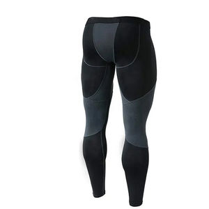 Leggings de compression unisexes avec logo personnalisé, visibilité nocturne, collants de cyclisme respirants, antibactériens, coupe-vent, protection UV - Product Image 2