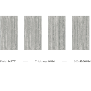 Serie Treventino Más Vendida, Baldosa de Porcelana con Acabado Mate, 600x1200mm, 9mm, Diseño Moderno, Suministro al por Mayor de Fábrica - Product Image 1