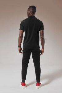 Set Uniforme da Uomo Nero con Tasche Zip e <span class=keywords><strong>Sneakers</strong></span> Rosse, Set Completo con Tasche Zip e <span class=keywords><strong>Sneakers</strong></span> per Ospedale - Product Image 2