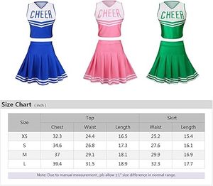 Uniformes de Animadoras Personalizados al por Mayor, Uniformes Juveniles para Equipos Escolares, Ropa de Actuación para Mujeres - Product Image 6