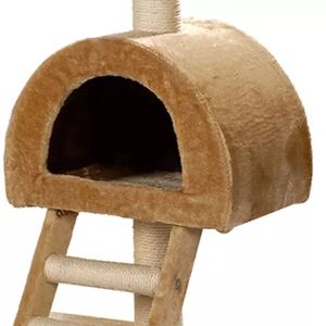 Albero di gatto e graffio Beige da 41 \" - Product Image 2