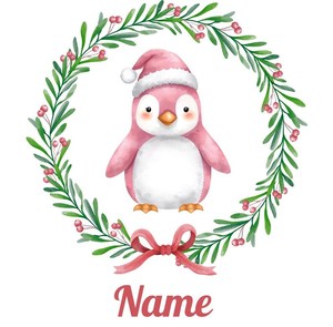 Taza de Cerámica con Diseño de Pingüino Navideño, Personalizada con Nombre, Taza de Café, Regalo Navideño, Vajilla - Product Image 3
