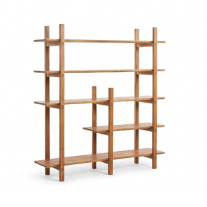 Escritorio Rectangular Minimalista de Teca, Diseño Moderno y Ajustable, Duradero, para Oficina en Casa, Cocina y Sala de Estar - Product Image 3