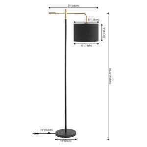 Lampadaire de luxe à structure métallique avec abat-jour en verre pour projets hôteliers, villas et halls d'accueil - Product Image 3