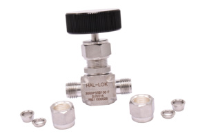 Two Ferrules Manual <strong>Needle</strong> <strong>Valve</strong> With Integral Bonnet Gas Media <strong>Swagelok</strong> Regulating Stem Replacement - Product Image 2