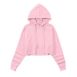สินค้ามาใหม่ เสื้อครอปมีฮู้ดผ้าฝ้ายผสมสำหรับผู้หญิง แขนสั้น ฤดูใบไม้ร่วง ฤดูหนาว ฤดูร้อน สไตล์ไฮสตรีท - Product Image 1