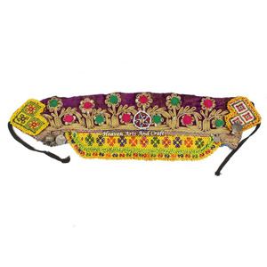 Cinturón Vintage para Danza del Vientre, Cinturón Tradicional Afgano, Kuchi Tribal BB014A Old Banjara, Cinturones con Cuentas Hechos a Mano, Vintage Real - Product Image 1