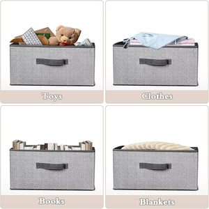 Boîtes de rangement en tissu coloré fabriquées au Vietnam pour outils de maquillage Solution de stockage décorative - Product Image 1