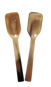 Cuillère en corne de style viking, authentique, faite à la main, écologique, couverts classiques, décoration intérieure unique, artisanat indien, naturel, jetable - Product Image 3